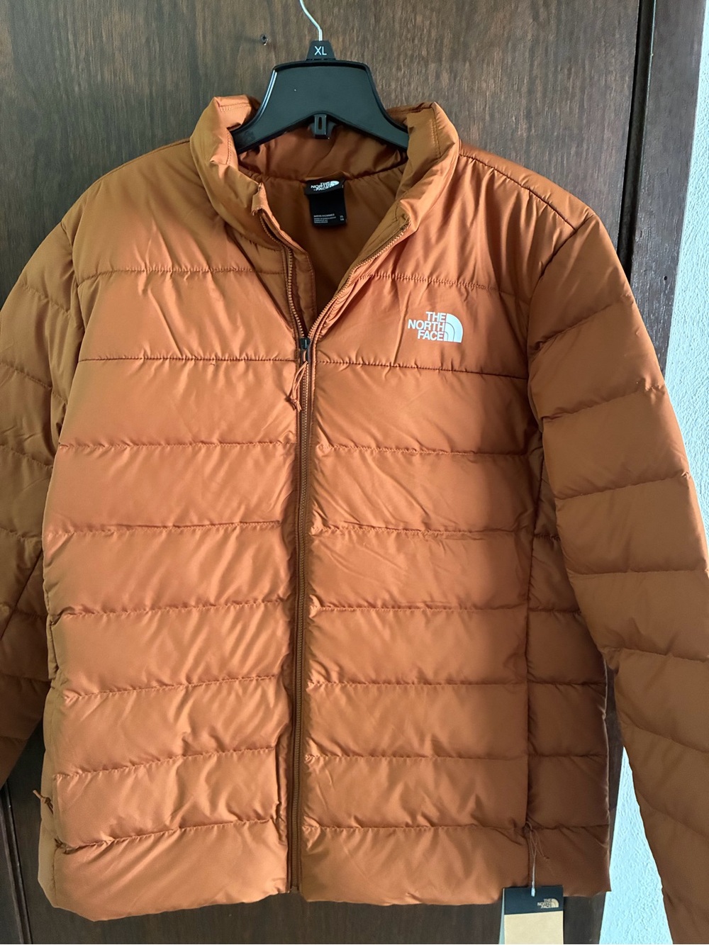 The North Face Men’s Puffer Jacket - Rust Orange